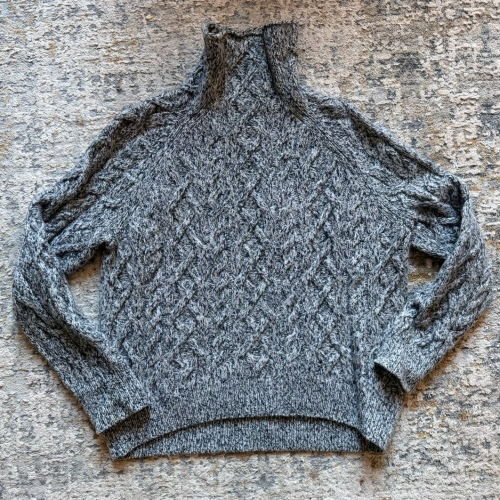 Vince Cowl Neck Sweater, Charcoal, XS